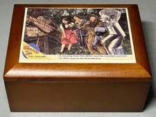 The Wizard Of Oz Wood Jewelry Music Box Plays We’re off To See The Wizard New