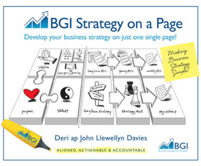 BGI Strategy on a Page, Davies, Deri ap John Llewellyn, Used; Good Book