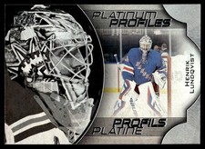 2016-17 Upper Deck Tim Hortons Platinum Profiles Henrik Lundqvist New York
