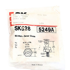 NTE5249A "Original" NTE 8.2 V 50W Zener Diode Stud AKA SK528 1 pc