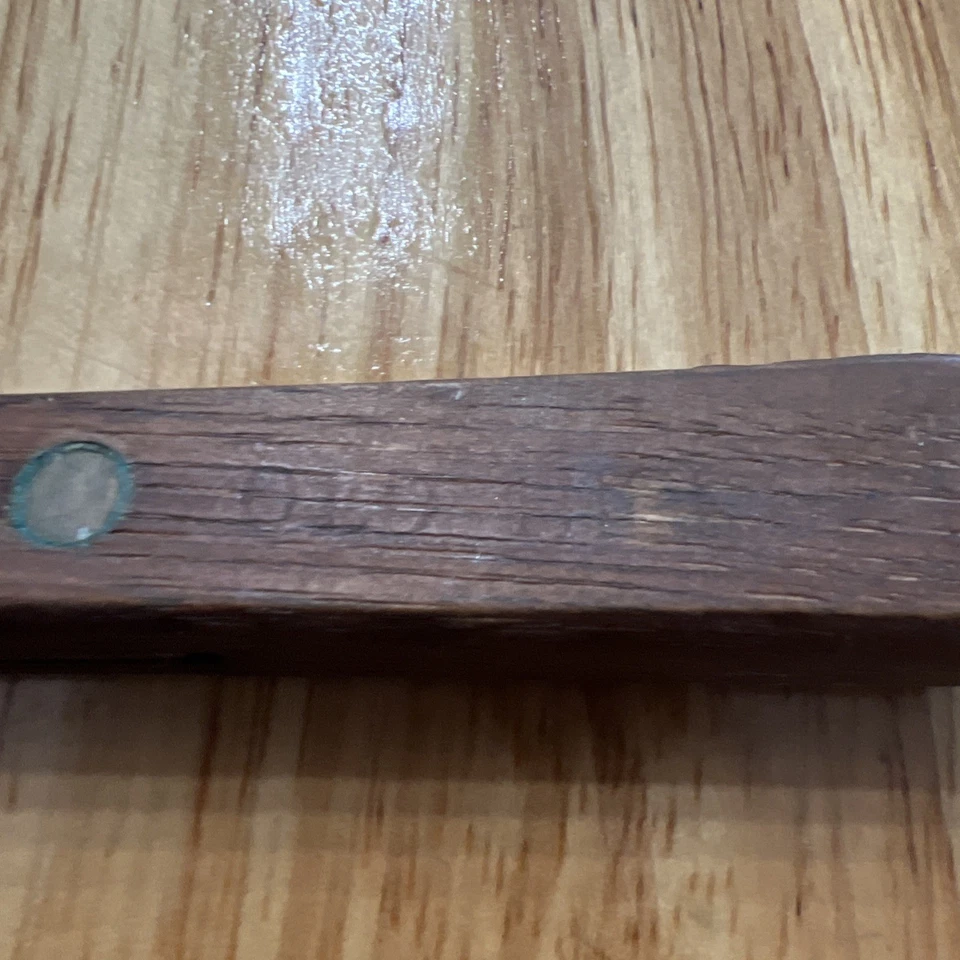 2 Tenedores de Nogal Antiguo De Colección Era Guerra Civil 3 Dientes Mango de Madera Antiguo Foto 4 de 4