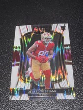2025 Select Myles Williams (RC) Premier Level White Shock Prizm /799  49ers