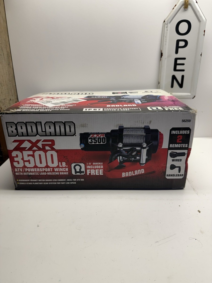 NEW BADLAND ZXR 3500 lb. UTV Winch Never Opened | eBay