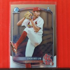 2025 Bowman Chrome #BCP-141 Chen-Wei Lin 1st Bowman St Louis Cardinals Prospect