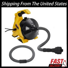 Drain Cleaner Machine 30Ft Auto-feed Electric Drain Auger for 3/4In-2In Pipes