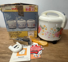 VTG OPEN BOX Panasonic Rice Cooker SR-2103FK Floral Pin