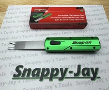 Snap-on Tools NEW GREEN Retractable OTF Trim Clip Removal Tool PBFT50G