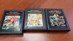 Atari 2600 Game Lot 24 Carts Pitfall Kaboom Atlantis Mario Bros Pac‑Man