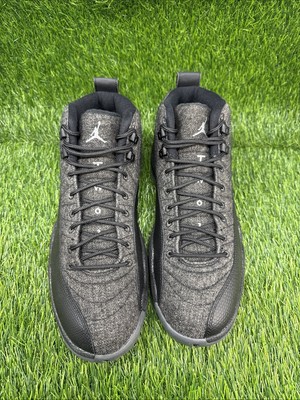 Nike Air Jordan 12 XII Retro Wool Black Grey Shoe 852627-003  display picture 1