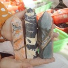 9.6LB 12Pcs A Set Of Natural Quartz Crystal Jasper Point Tower Polished Healing — photo 9