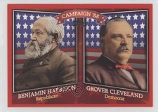 2008 Topps Historical Campaign Match-Ups Benjamin Harrison Grover Cleveland 0p6