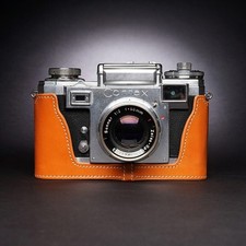 ZEISS IKON CONTAX IIIA IIA Half Case Camera Retro Leather Cover TP Handmade Case