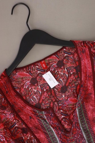 ✅ edc by Esprit Regular Tunika für Damen Gr. 38, M kariert rot aus Polyester ✅ - Bild 4 von 8
