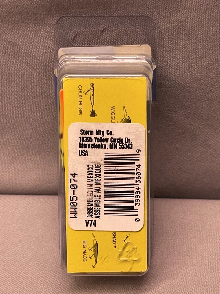 Señuelos de pesca de colección Storm Wiggle Wart Pre Rapala Hot Tiger V74 Naturalistic Mag Foto 4 de 4