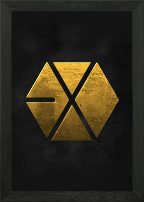 Exo Xiumin Suho Lay Chen Framed Wall Art Poster Canvas Print Picture