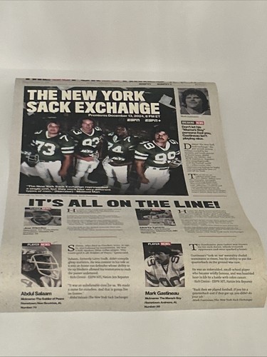 ESPN 30 FOR 30 THE NEW YORK SACK EXCHANGE. ORIGINAL POSTER. ESPN. THE NEW YORK S - Picture 2 of 24