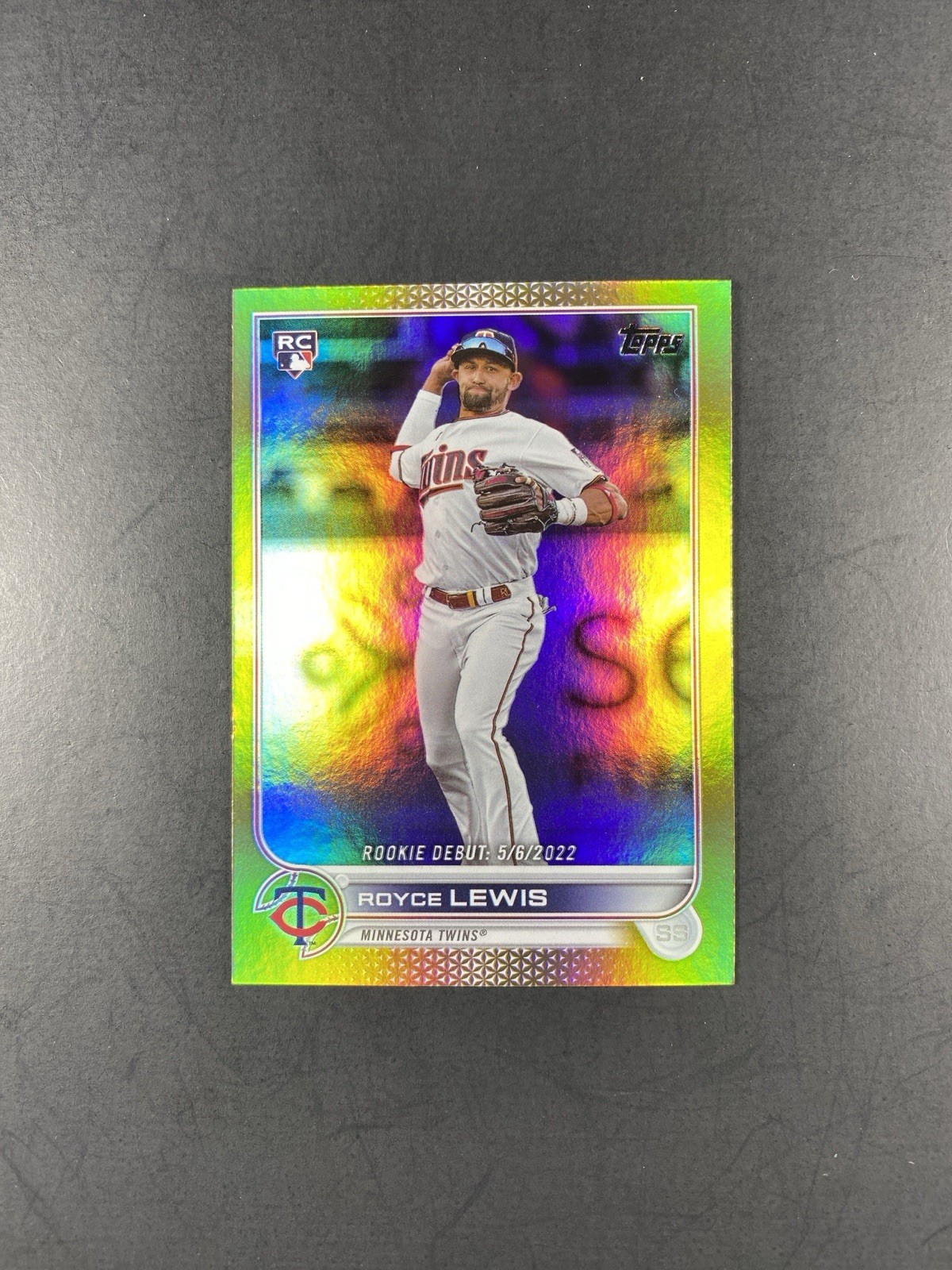 2022 Topps Update #US149 Royce Lewis RC Debut Gold Foil Minnesota Twins