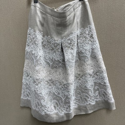 Per Se Women s Size 2 Skirt  Beige