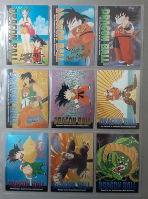 Dragon Ball Prisma SINGLE Trading Cards JPP/AMADA 1996 Englisch NM