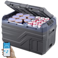 VEVOR Nevera de Compresión Portátil Mini Nevera 25 L Doble Zona para Barco Coche