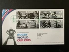 Great Britain 2015 #3425-3432 Rugby World Cup - FDC