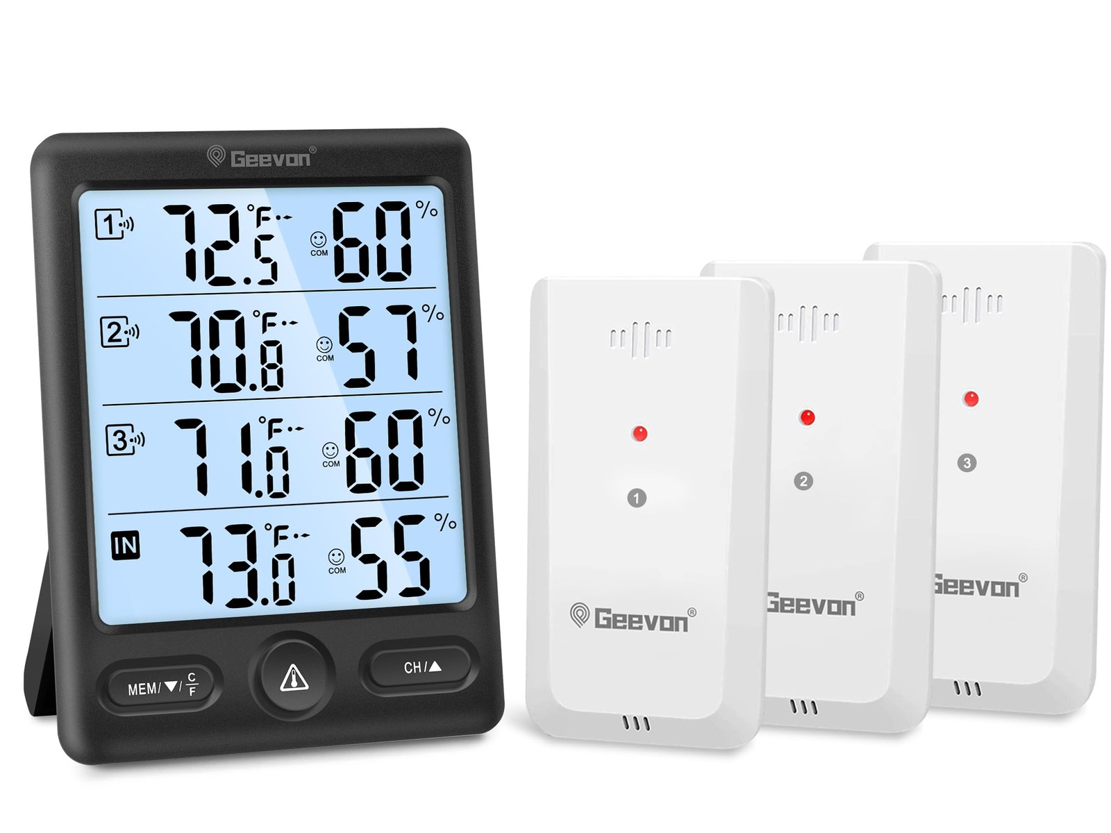 With 3 Remote Sensors