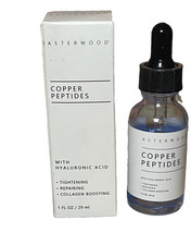 Asterwood Copper Peptides + Hyaluronic Acid Serum Blue 1 oz