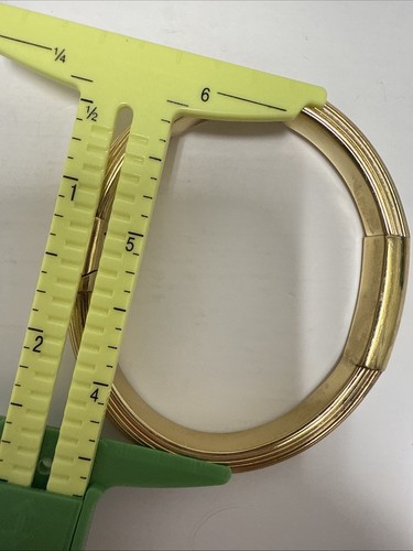 Michael Kors Armreif Gold Metall Armband Scharnier Logo schwer - Bild 6 von 8