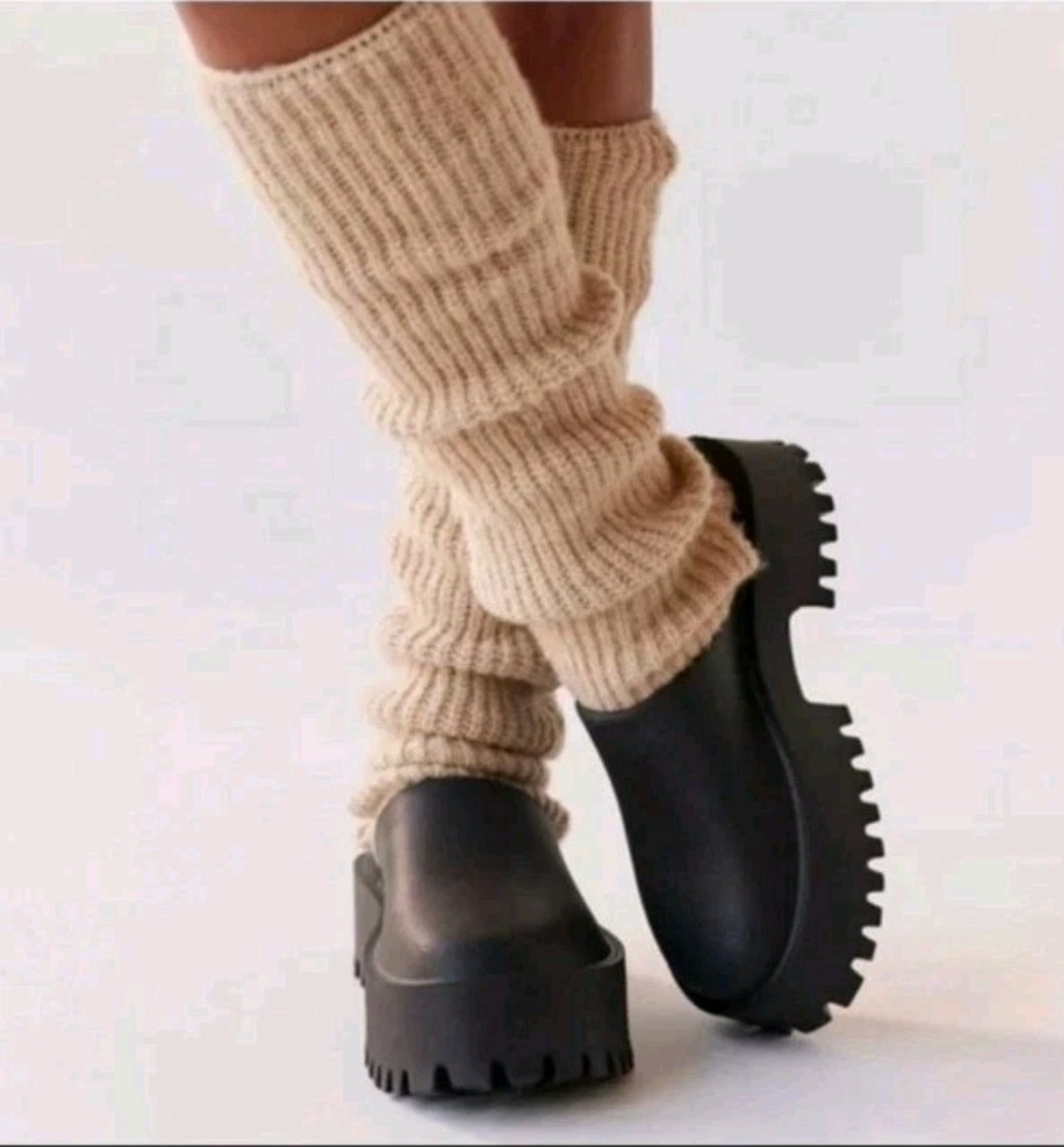 SAOLA Zoccoli JEFFREY CAMPBELL Bae neri suola a strappo plateau slip on mules taglia 7