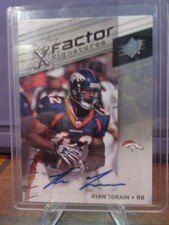 2009 SPx X Factor Signatures Ryan Torain #X-RT Auto