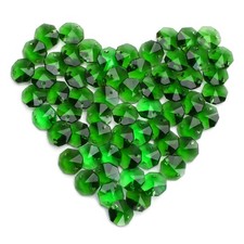 14Mm 100Pcs Crystal Suncatcher Octagon Beads Prisms, Ideal for Jewelry Making,