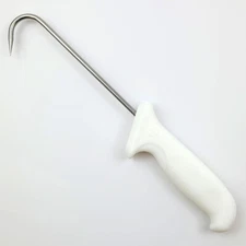 Mundial Stainless Steel Meat Hook w/ Ergonomic Handle for Buthchering Boning BBQ