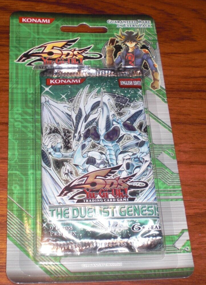 MINT YuGiOh The Duelist Genesis Booster Blister Pack Unlimited