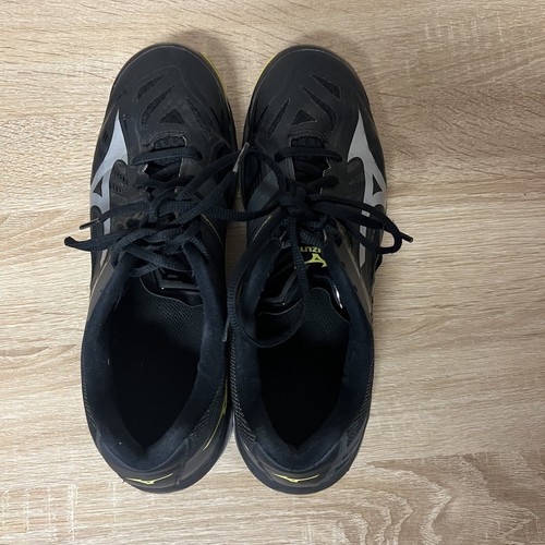 Mizuno Wave Lightning Z Black Silver Yellow Women’s 10 Traction Volleyball Shoes - Picture 8 of 13