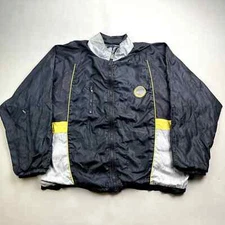 Vintage BOSS Windbreaker Jacket Adult XXL Black I.G. Design Hip Hop Urban 90s