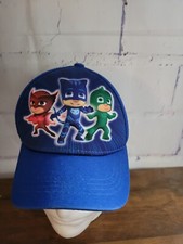 Disney PJ Masks Super Heroes Boy Youth Snapback Ball Cap Hat Blue Dimensional