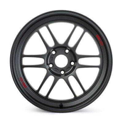 Enkei RPF1RS 18x11 -10 Inset 5x114.3 75 Bore Matte Dark Gunmetal Wheel