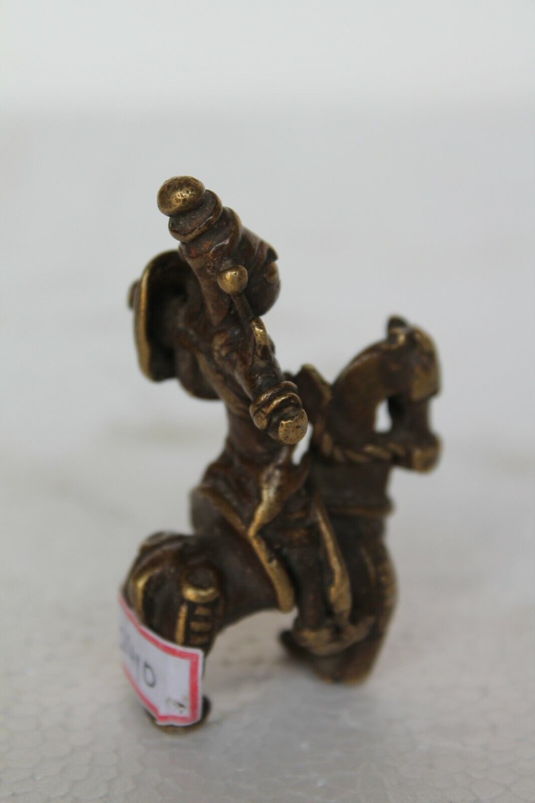 Antique Old Brass Tribal Folk Maharaja Engraved Horse Statue Rich Patina NH2410 - Photo 8 sur 12