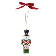 Spode Christmas Tree Teddy Bear Nutcracker Ornament