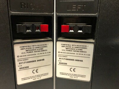 BOSE 201 SERIES IV Direct Reflecting Bookshelf Speakers Matching