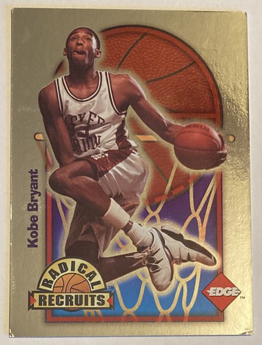 Kobe Bryant 1996 Edge RADICAL RECRUITS Rookie Karte #3 (2494) Ex Zustand #/6750