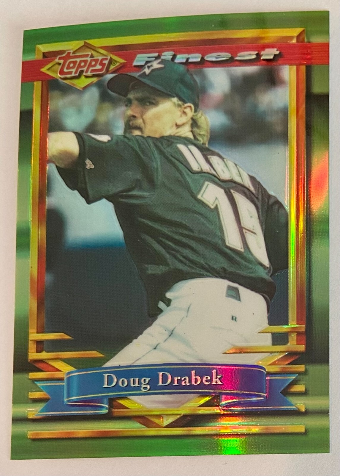 1994 Topps Finest Refractor Doug Drabek #345