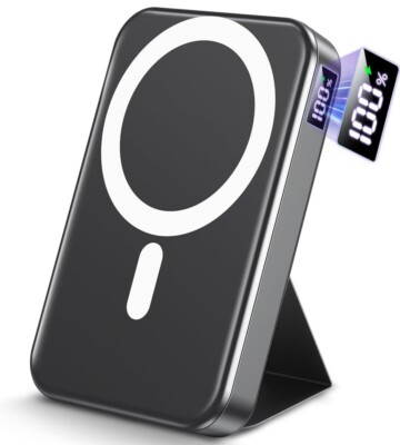 Eissix Power Bank, Magnetic Power Bank, 12000 mAh, PD 22.5 W