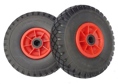 2x FROSAL PU Rad Sackkarre Sackkarrenrad Ersatzrad Bollerwagen pannensicher 25mm