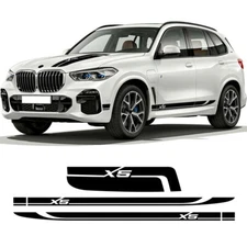 Car Bonnet Hood Stripe Rocker Panel Body Side Decals Stickers Kit for BMW X5 G05