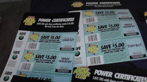 nintendo power super club certificates challenge trading card strips ? - Picture 2 of 7