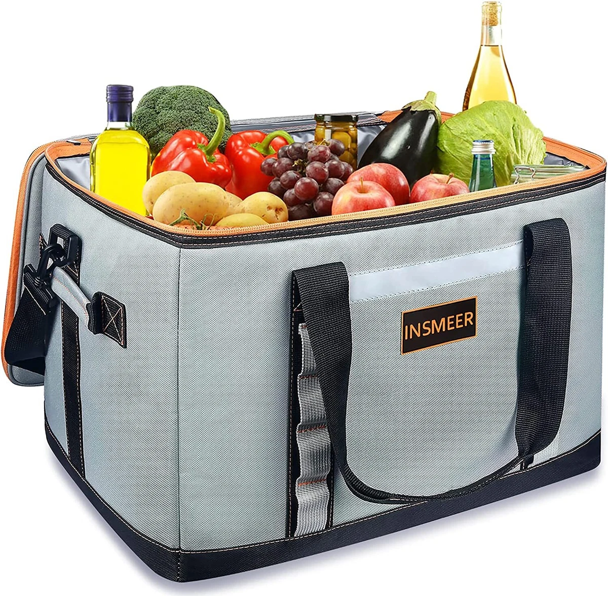 INSMEER Large Cooler Bag 65 Can 32 Can Soft Sided Cooler Bag 1OO