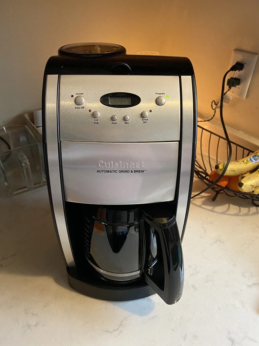 Cuisinart Grind and Brew 12-Cup Automatic Black Drip Coffee Maker