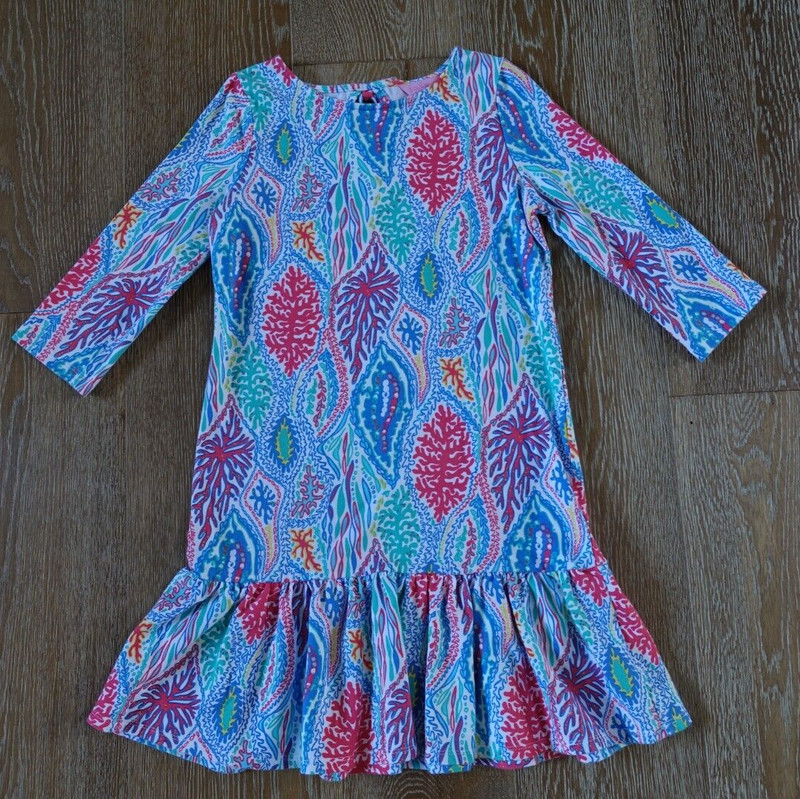 Lilly Pulitzer Girls French Terry Dress Size XL(12-14) EUC
