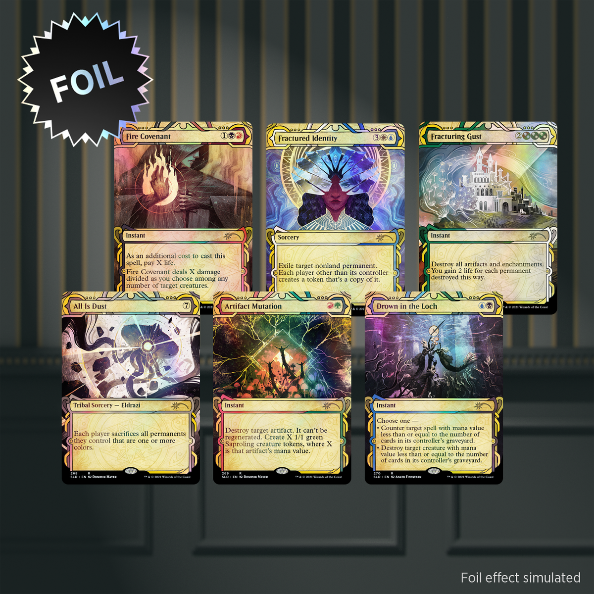 SECRET LAIR OPENED BOX Showcase: Strixhaven FOIL Edition Magic MTG